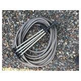 Garden Hose With Metal Sprayer Wand
