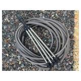 Garden Hose With Metal Sprayer Wand
