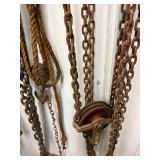 Chain Hoists & Chains Mixed Lot