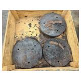 Round Steel Discs (Lot of 3)