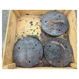 Round Steel Discs (Lot of 3)
