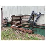Steel Beams & Metal Rack Mixed Lot