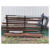 Steel Beams & Metal Rack Mixed Lot