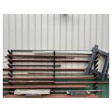 Steel Beams & Metal Rack Mixed Lot