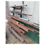 Steel Beams & Metal Rack Mixed Lot