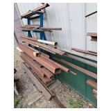 Steel Beams & Metal Rack Mixed Lot