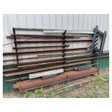 Steel Beams & Metal Rack Mixed Lot