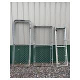 Chain Link Fence Gates (Lot of 3)