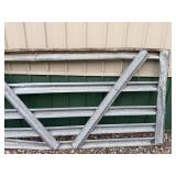 Farm Gate Panel - Galvanized Steel 139 X 48 in