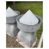 Roof Ventilator Caps (Lot of 3)