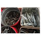 Hardware Fasteners Drawer Contents - Bolts, Nuts & Assorted Screws Mixed Lot