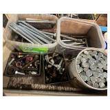Hardware Fasteners Drawer Contents - Bolts, Nuts & Assorted Screws Mixed Lot