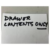 Large Hardware Assortment inc Hitch - Drawer Contents Only