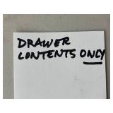 Large Hardware Fasteners Assorted Drawer Contents Only