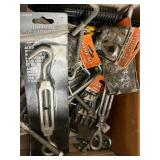 Large Hardware Mixed Lot - Clamps, Turnbuckles, Screws & Molding