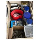 Screws, Nails & Fasteners Mixed Lot - Drawer Contents Only