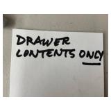 Screws, Nails & Fasteners Mixed Lot - Drawer Contents Only