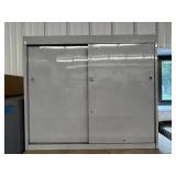 Metal Storage Cabinet 31 X 26 X 41 in - As-Is no key
