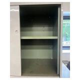 Metal Storage Cabinet 31 X 26 X 41 in - As-Is no key