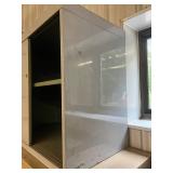 Metal Storage Cabinet 31 X 26 X 41 in - As-Is no key