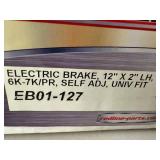 Trailer Electric Brake Assembly - Redline Parts Pro EB01-127 12" LH 6K-7K in Orig Box
