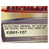 Trailer Brake Parts - Redline Parts Pro EB01-127 Electric Brake 12 X 2 LH 6K-7K
