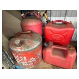 Gas Cans - Assorted Fuel Cans (Lot of 4)