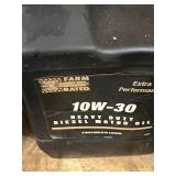 Hydraulic Fluid & Engine Oil Mixed Lot - Farm Rated, Kubota & New Holland - contents unverified