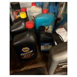 Motor Oil & Automotive Fluids Mixed Lot - Valvoline, Mobil, NAPA, Honda - contents unverified