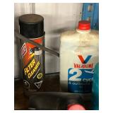Motor Oil & Automotive Fluids Mixed Lot - Valvoline, Mobil, NAPA, Honda - contents unverified