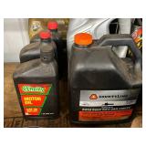 Motor Oil & Automotive Fluids Mixed Lot - Valvoline, Mobil, NAPA, Honda - contents unverified
