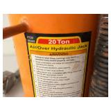 Air Over Hydraulic Jack - Central Hydraulics 20 Ton Item 95553
