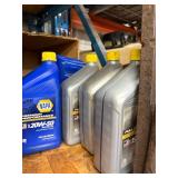 Motor Oil Mixed Lot - NAPA, Shell Rotella, Valvoline, Ravenol & Harley-Davidson - contents unverified