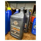 Motor Oil Mixed Lot - NAPA, Shell Rotella, Valvoline, Ravenol & Harley-Davidson - contents unverified