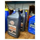 Motor Oil Mixed Lot - NAPA, Shell Rotella, Valvoline, Ravenol & Harley-Davidson - contents unverified