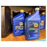 Motor Oil Mixed Lot - NAPA, Shell Rotella, Valvoline, Ravenol & Harley-Davidson - contents unverified