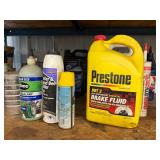 Automotive Fluids & Chemicals Mixed Lot - Prestone, NAPA, Valvoline, 3M - contents unverified
