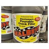 Driveway Crack Filler - SealBest Elastomeric Pourable - contents unverified