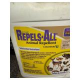Lawn Care Chemicals Mixed Lot - Lilly Miller Moss Out, Repels-All & Drive 75 DF - contents unverified