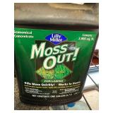 Lawn Care Chemicals Mixed Lot - Lilly Miller Moss Out, Repels-All & Drive 75 DF - contents unverified