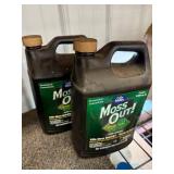 Lawn Care Chemicals Mixed Lot - Lilly Miller Moss Out, Repels-All & Drive 75 DF - contents unverified