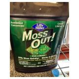 Lawn Care Chemicals Mixed Lot - Lilly Miller Moss Out, Repels-All & Drive 75 DF - contents unverified