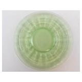 Vintage Uranium Glass Plates & Tumblers (Lot of 4)