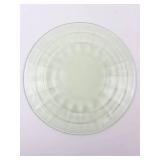 Vintage Uranium Glass Plates & Tumblers (Lot of 4)