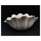 Large Scalloped Ceramic Bowl