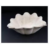 Large Scalloped Ceramic Bowl