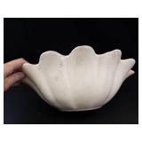 Large Scalloped Ceramic Bowl