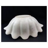 Large Scalloped Ceramic Bowl