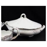 Antique Porcelain Serving Pieces (Lot of 3)