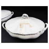 Antique Porcelain Serving Pieces (Lot of 3)